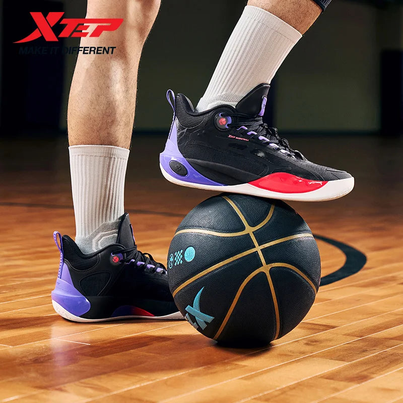 Xtep Basketball Shoes Men's 2025 Summer Wear-resistant Breathable Stability Elastic Lightweight Sneakers For Male 875319120003
