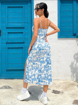 Daisy Leopard Print Maxi Dress