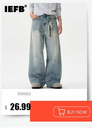 Vintage Camouflage Wide-Leg Men's Jeans