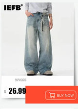 Vintage Camouflage Wide-Leg Men's Jeans