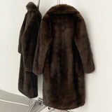 Plush Faux Fur Winter Overcoat
