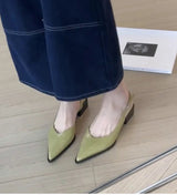 Women’s Pointed Toe Slingback Wedge Sandals