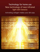 320 LED Beads Facial Photon Beauty Mask 4D Silicone Red Light Photon Skin Rejuvenation Anti Wrinkle Anti Acne Facial Beauty care