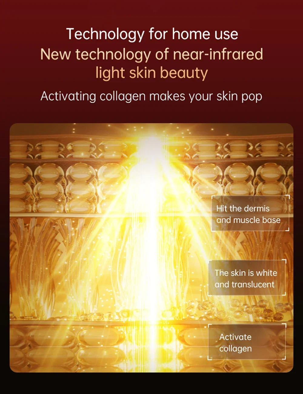 320 LED Beads Facial Photon Beauty Mask 4D Silicone Red Light Photon Skin Rejuvenation Anti Wrinkle Anti Acne Facial Beauty care