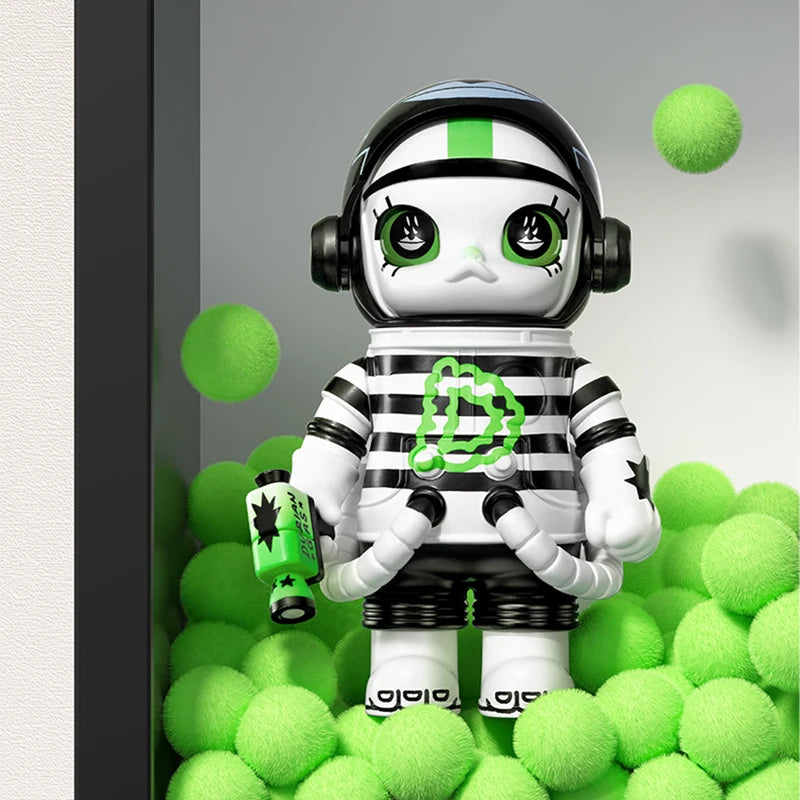 POP MART MEGA SPACE MOLLY 100% Series 4 Blind Box Guess Bag Mystery Box Toys Doll Cute Figure Desktop Ornaments