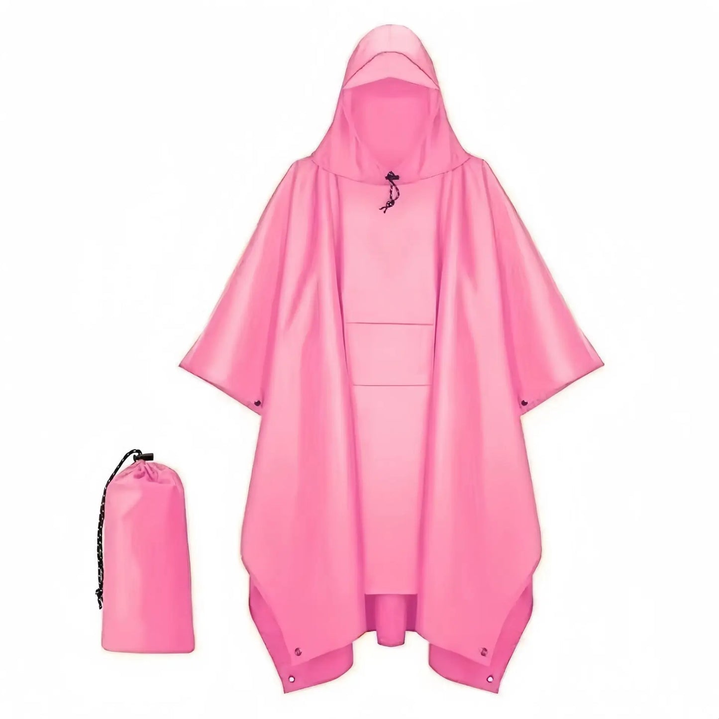 3-in-1 Waterproof Raincoat | Lightweight Outdoor Rain Cover