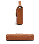 Letter Print Crossbody Satchel