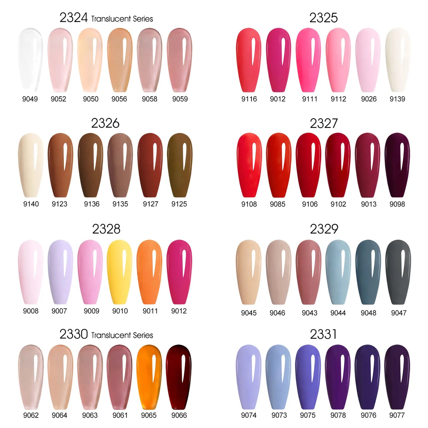 CANNI HEMA-Free Gel Polish Kit | Jelly, Nude & Rubber Base