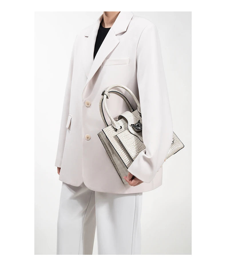 BAFELLI Women's Genuine Leather Business Tote Bag