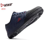 LEHTF Men's Breathable Lace-Up MTB Cycling Shoes