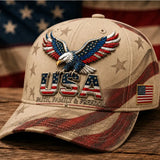 Unisex US Flag Embroidered Baseball Cap | Adjustable Mesh Hat
