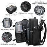 Vacuum Compression Travel Backpack – 17" Laptop & Adventure Ready