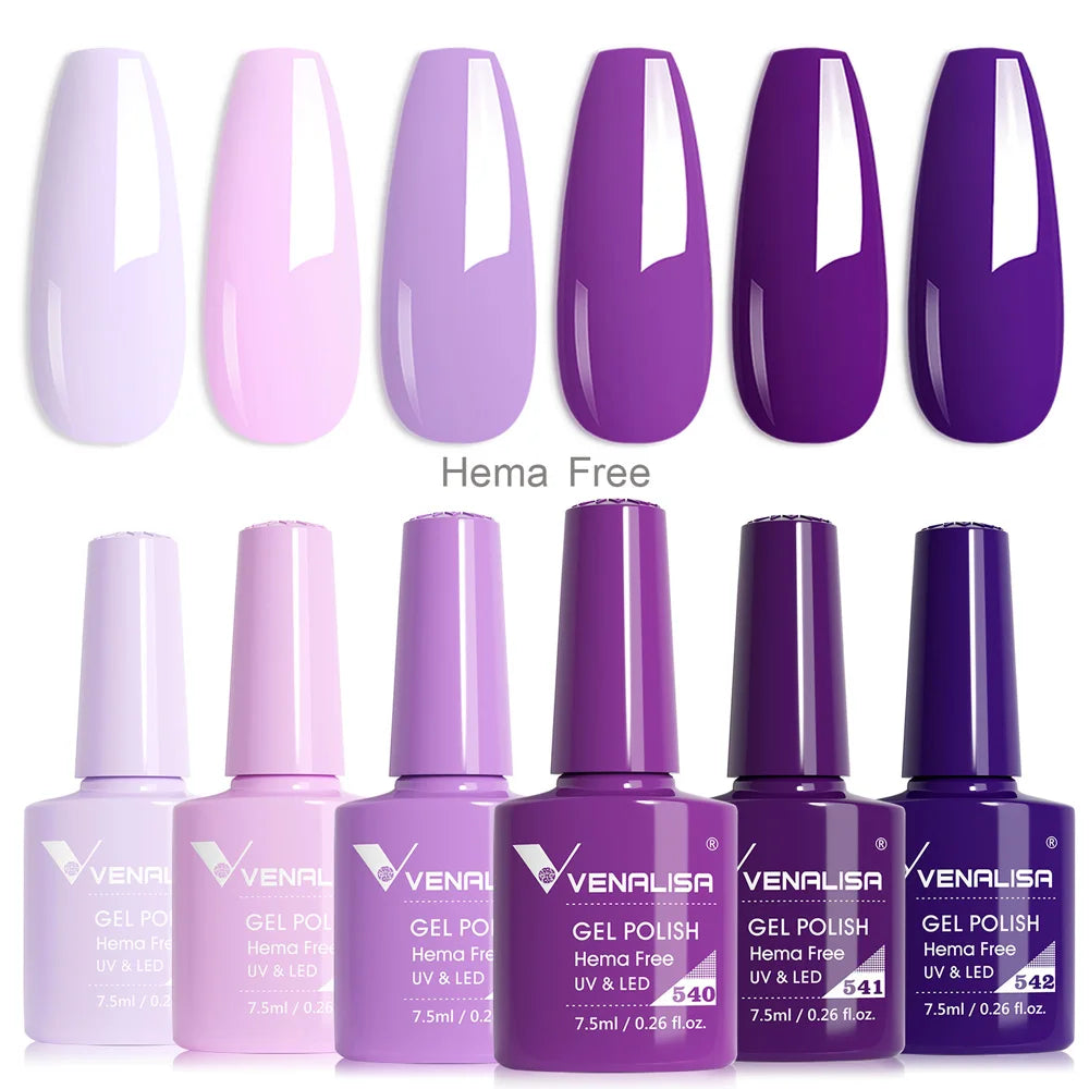 Venalisa HEMA-Free Gel Polish Kit – Autumn Color Collection