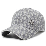 Korean Letter Baseball Cap – Unisex Retro Sun Hat