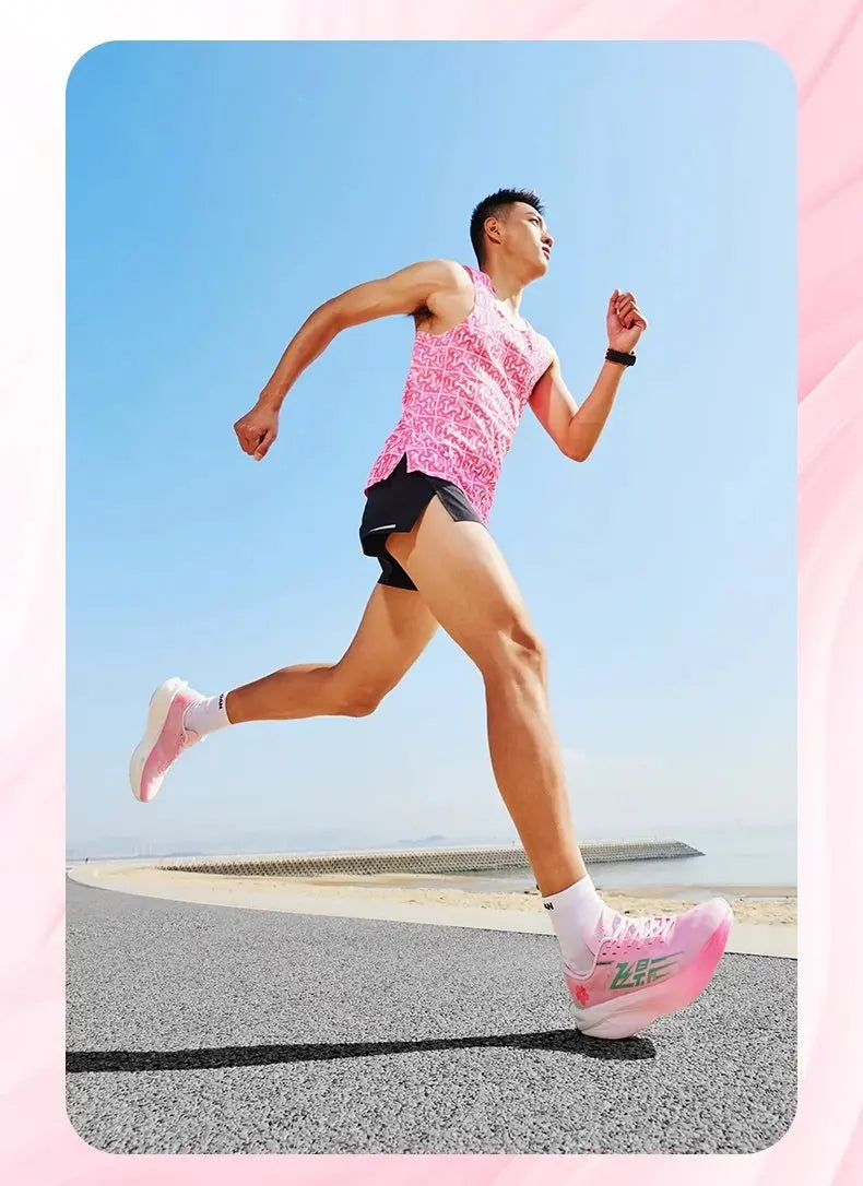 QIAODAN Feiying PB4.0 Full Palm Carbon Plate Running Shoes Men's 2026 Shock Breathable Marathon Sports Sneakers BM23240299