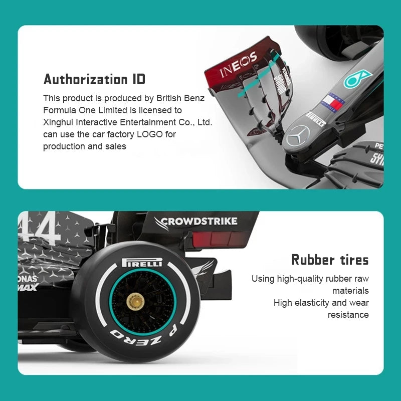 1/12 F1 Super CAR RC CAR F1 Racing Remote Control Vehicle Toy Model Collection Gift For Children Electric Toy Gift
