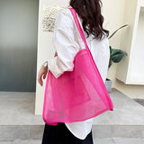 Women's Mesh Tote Bag for Beach & Shopping