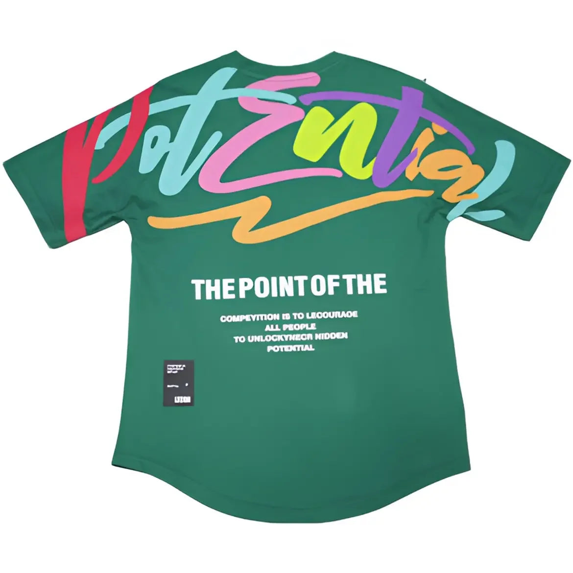 Men's Breathable Printed Crew Neck T-Shirt