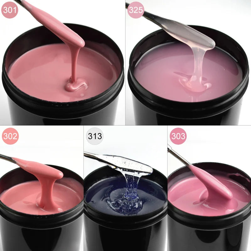 VENALISA Jelly Gel Large Volume 1L Jelly Nude Collection Not Burning Soak Off UV LED Soft Extension Gel Nail Gel Nail Manicure
