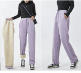 Unisex Fleece-Lined Winter Sweatpants