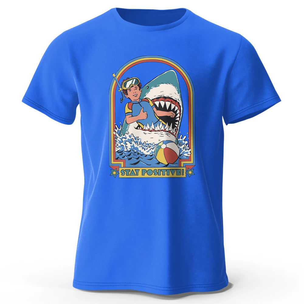 Men's "Stay Positive" Vintage Cotton T-Shirt