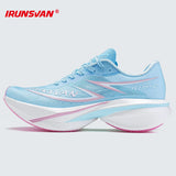 IRUNSVAN T800 Carbon Plate Running Shoes - Lightweight Racing Shoes for Men & Women - Marathon Training, Cushioned & Anti-Slip