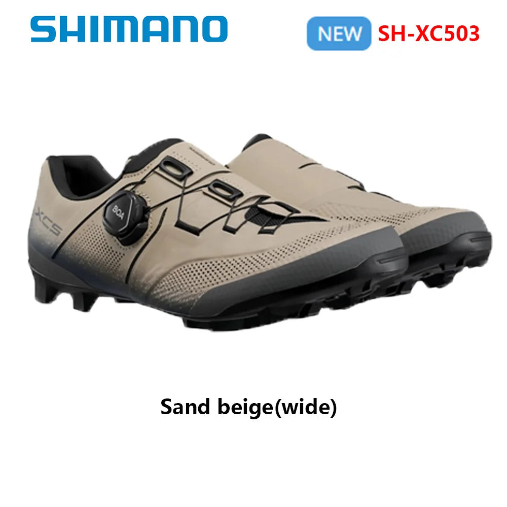 Shimano XC502 XC503 Mountain Bike Self-locking Shoes XC5 SH-XC502 Racing OFF ROAD/Cross Country Mountain Bike Lock Shoes