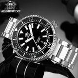 ADDIESDIVE Men's Luxury Watch 1000m Diver's Watch Waterproof Luminous Sapphire Glass Reloj Hombre Automatic Mechanical Watches