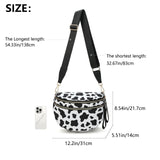 Women Checkered Bum Bag Casual Fanny Pack Large Capacity Crossbody Adjustable Strap Simple Shoulder Mommy Bag Daily Travel Tote