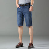 Men's Slim Stretch Denim Shorts | Summer Style