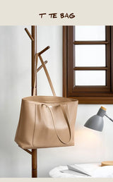 100% Genuine Leather Women's Bag Large Capacity Simple Fashion Cowhide Women Shoulder Bag Female Storage Handbag 2328