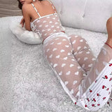 Heart Print Homewear Set