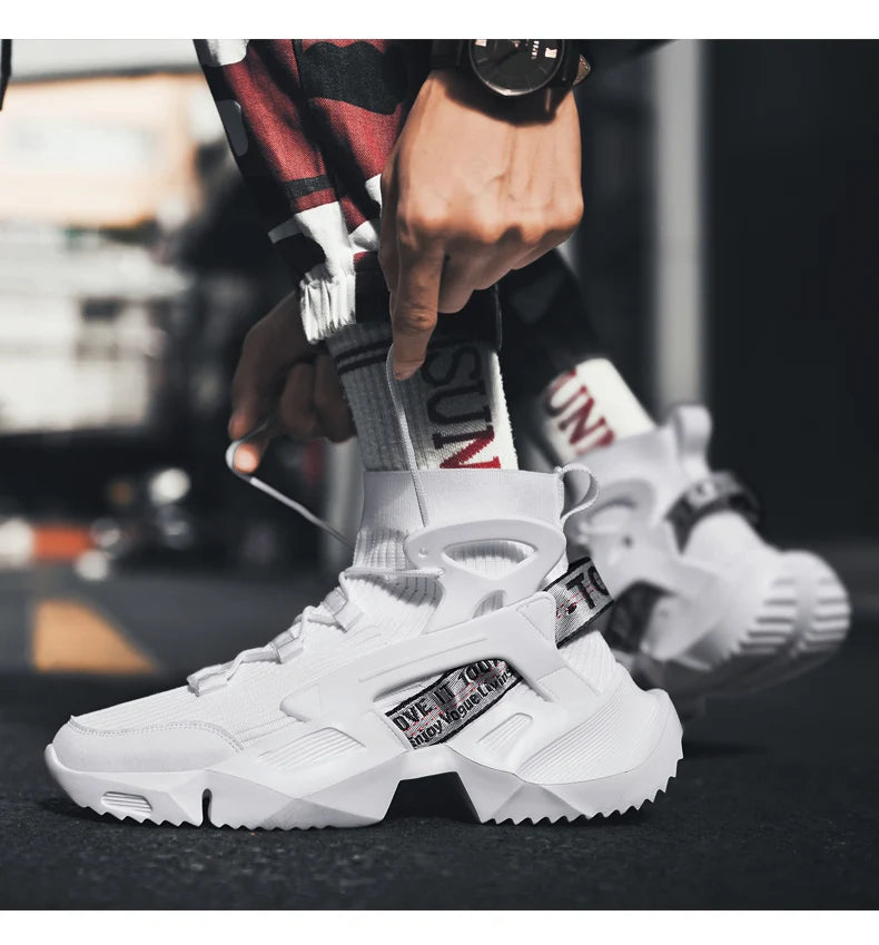 High-Top Breathable Sport Sneakers