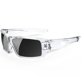 MAXJULI Polarized Sunglasses Wrap Around Sports Sunglasses for Big Wide Heads Men Women UV400 Sun Glasses 8232
