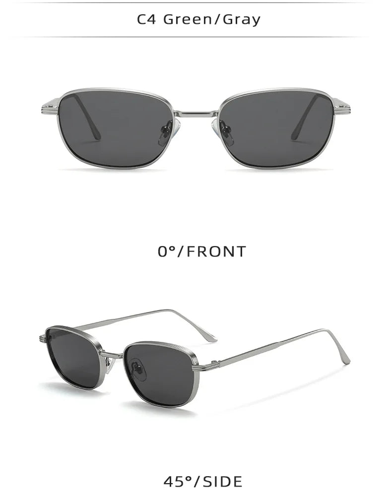 DDDLONG Fashion Small Square Retro Sunglasses Women Classical Vintage Punk Sun Glasses For Men Eyewear Outdoor Shades D626
