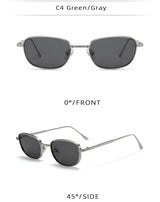 DDDLONG Fashion Small Square Retro Sunglasses Women Classical Vintage Punk Sun Glasses For Men Eyewear Outdoor Shades D626
