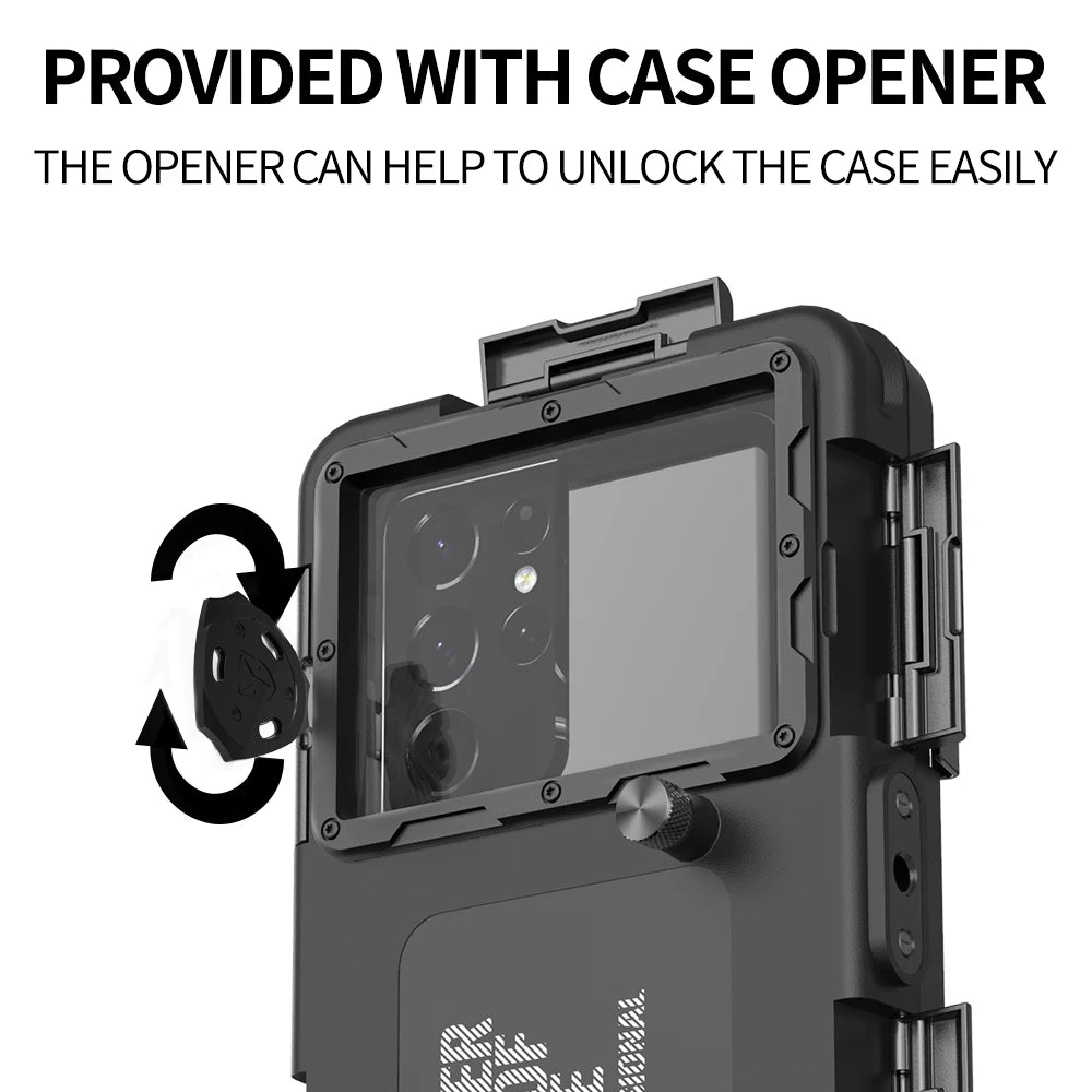Shellbox IP68 Waterproof Phone Case for Diving