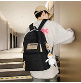 Fashion Big Student School Backpack Rucksack Girls Boys School Bag High Capacity Women Backpack Female Leisure Travel Mochila