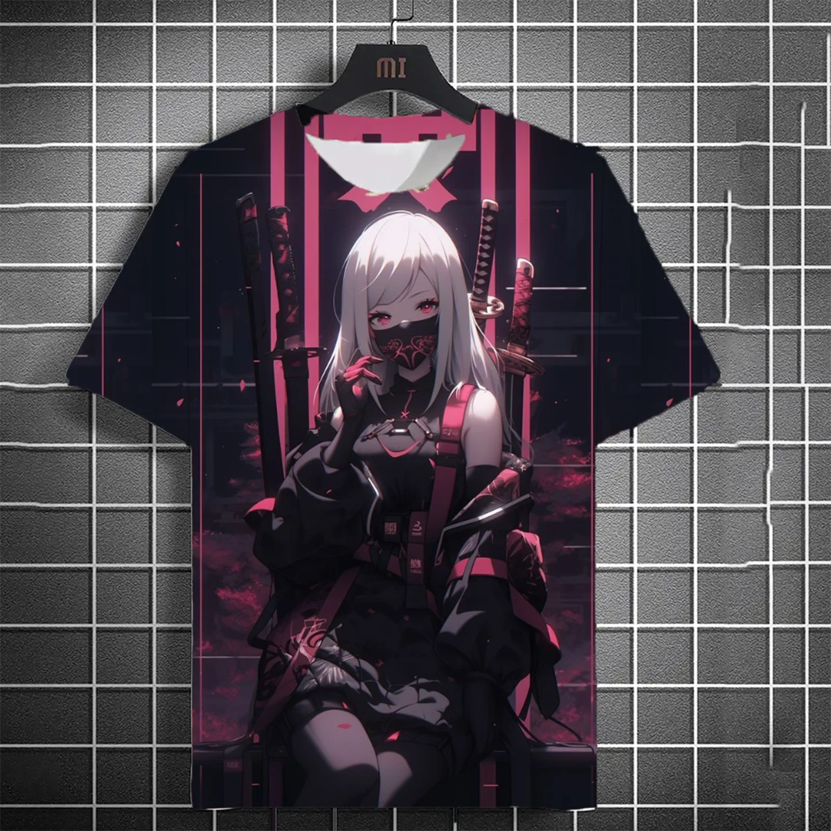 Men's Samurai Anime Graphic T-Shirt