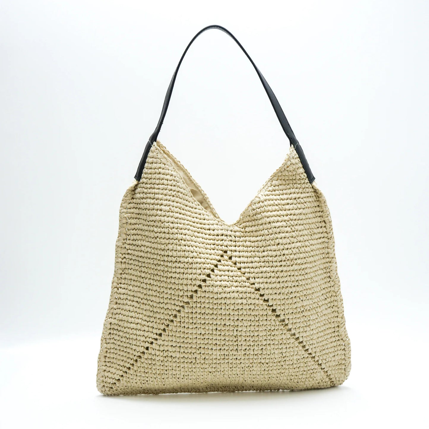 Handwoven Basket Shoulder Bag – Women's Beach & Everyday Tote