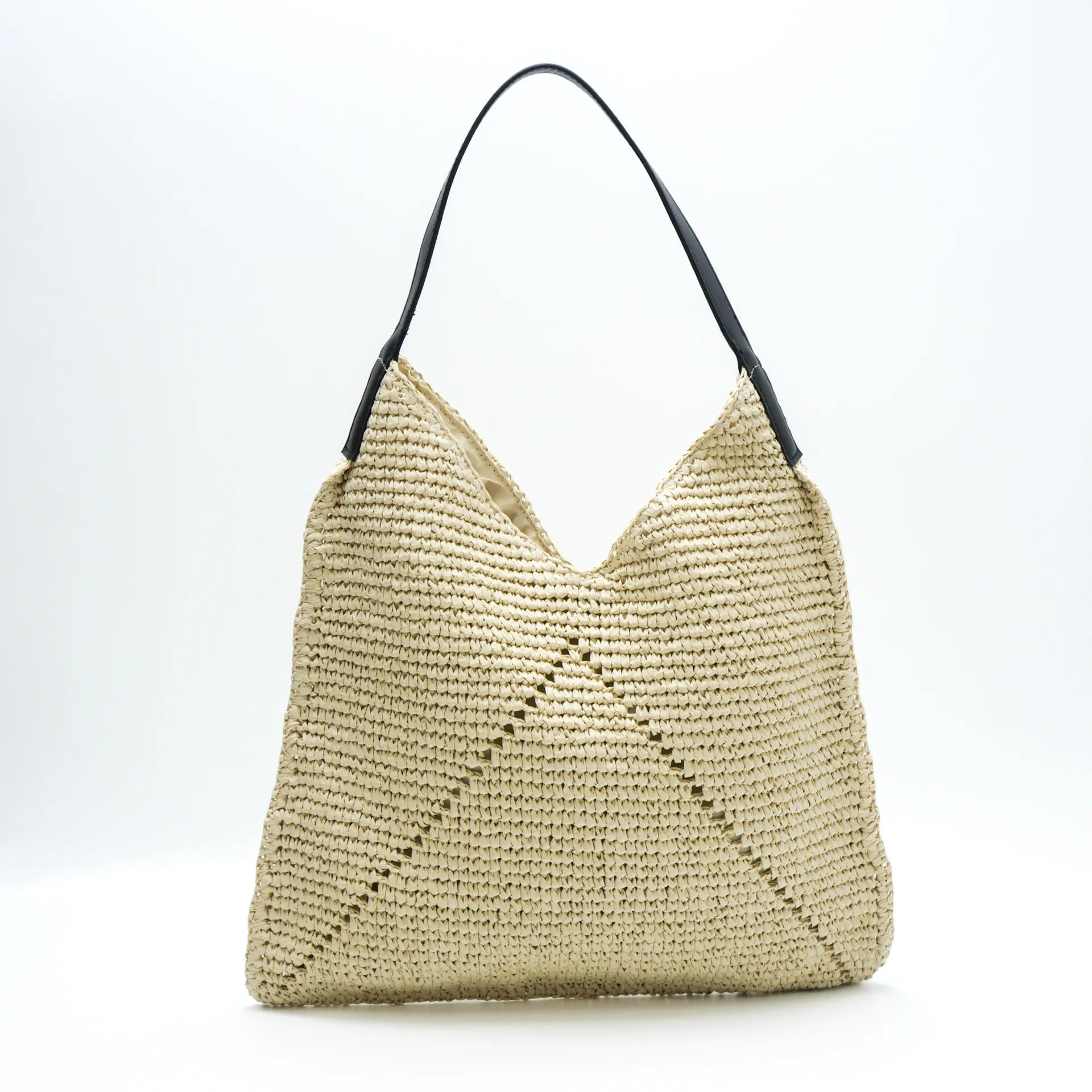 Handwoven Basket Shoulder Bag – Women's Beach & Everyday Tote