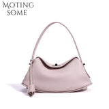 MOTINGSOME Spring Satchel Bag Luxury Designer Woman Genuine Leather Saddle Purse Shoulder Handbag 2026 New in Mini Tote