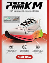 Xtep 2000KM 2.0 Running Shoes Men  Summer Professional TPU Shock Absorption Sneakers 876219110043(suggest half size down)