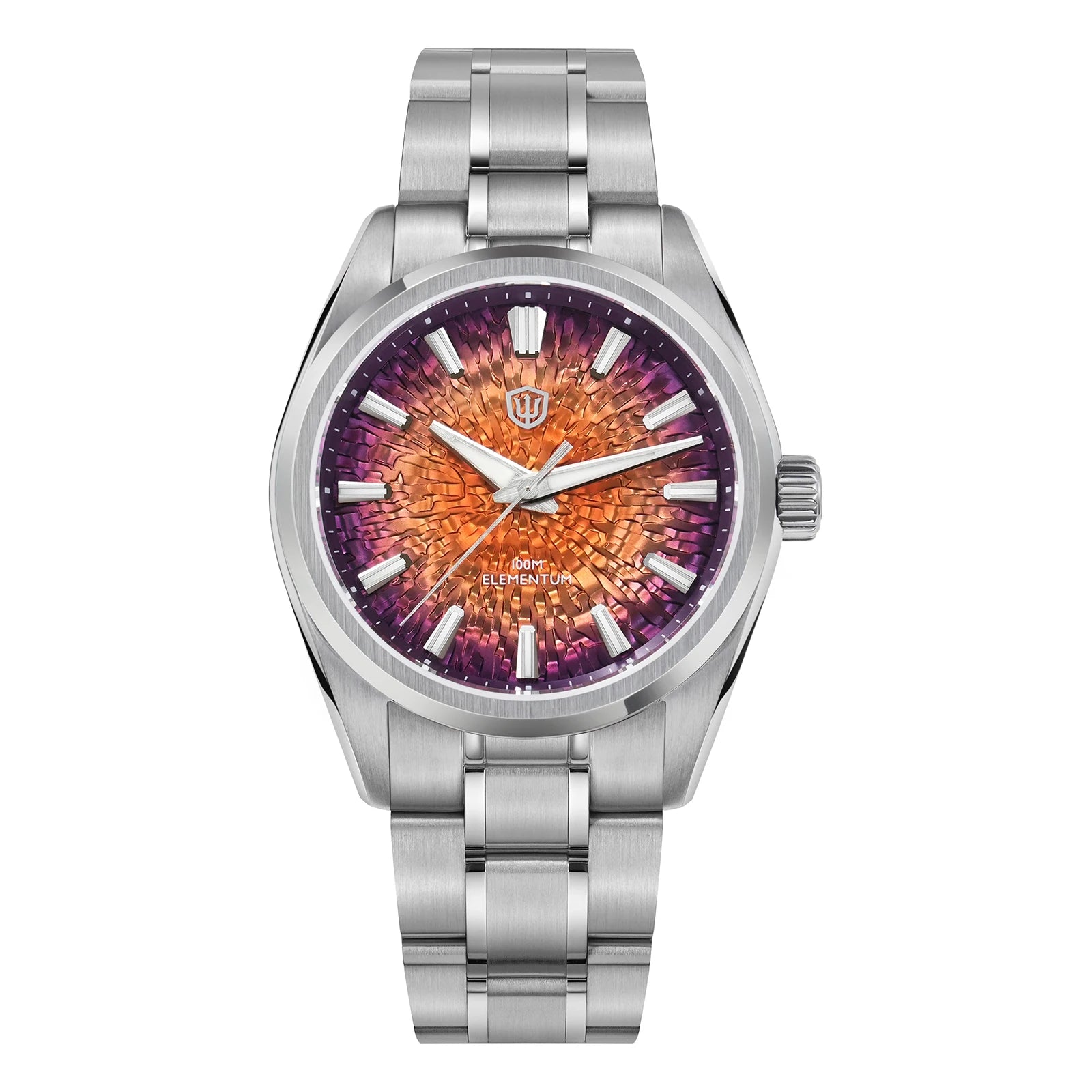Watchdives WD0003C 38mm Men Watch VH31 Sweep Seconds Quartz Movement Sapphire Ice Crack Dial Luminous 10Bar Waterproof Watches