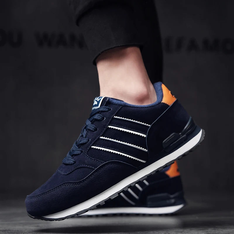 Men's Corduroy Lace-Up Casual Sneakers