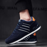 Men's Corduroy Lace-Up Casual Sneakers