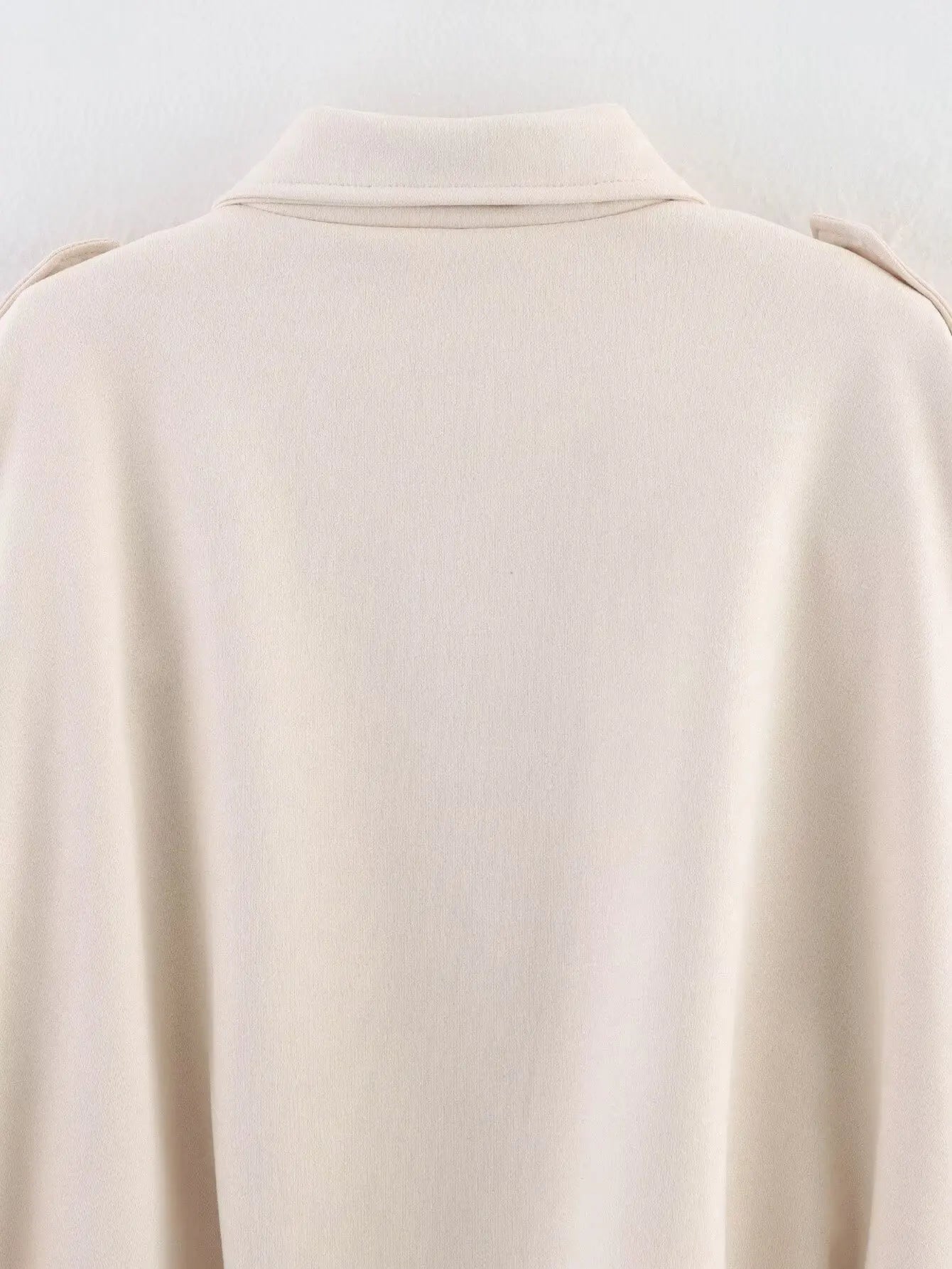 YENKYE New 2025 Women Suede Textured Bomber Jacket Long Sleeve Lapel Collar Loose Coats Casual Female Outerwear Chic Tops