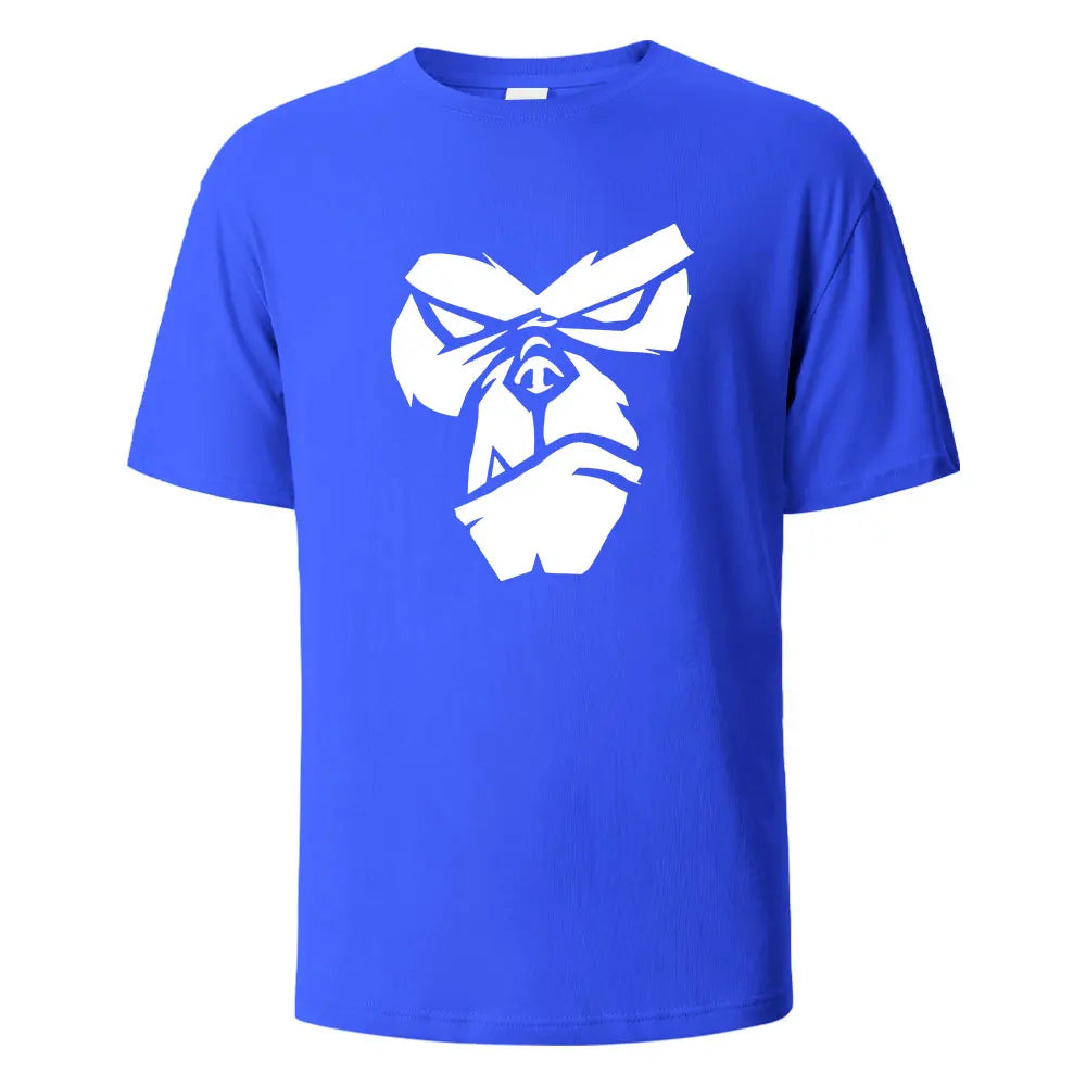 Gorilla Face Graphic Cotton T-Shirt
