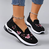 Women's Breathable Mesh Flat Sneakers — Lightweight Slip-On Casual Shoes