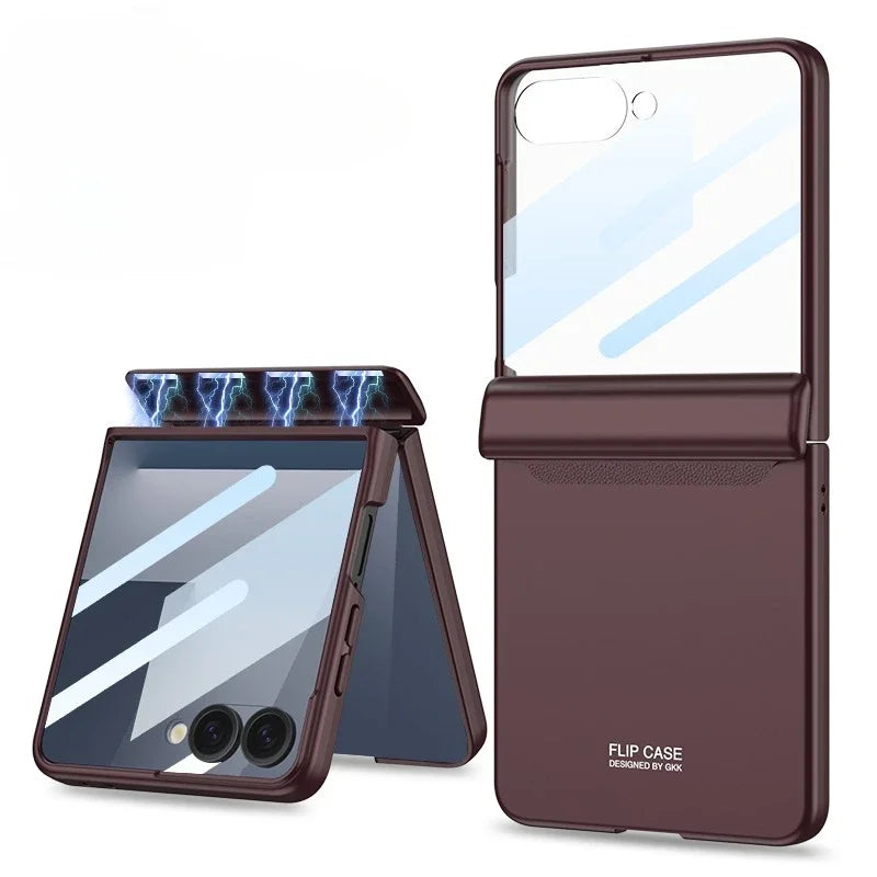 Samsung Galaxy Z Flip Magnetic Case with Hinge Protection